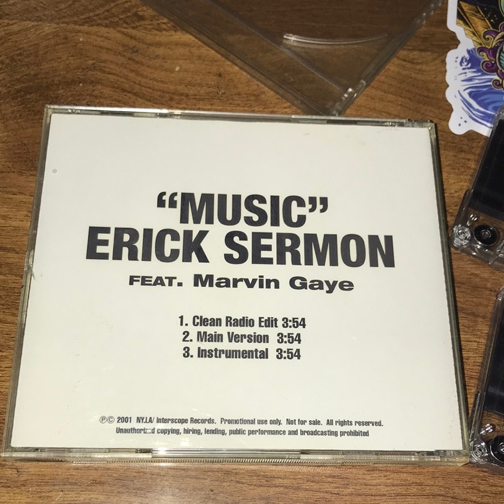 Erick sermon music cd single promo used